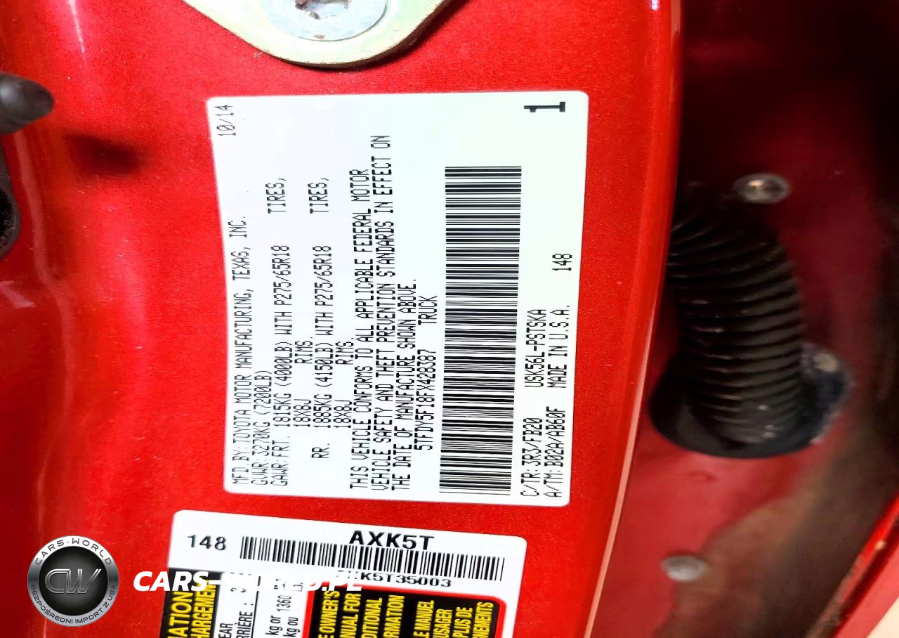 2015 Toyota Tundra Sr5 VIN:5TFDY5F18FX428387 - 12