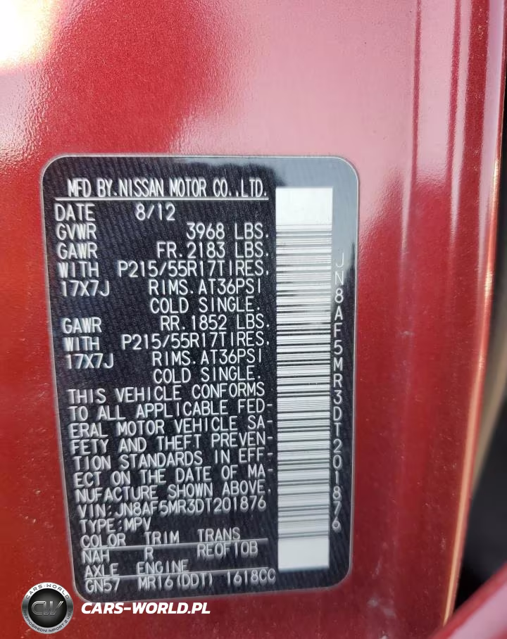 2013 Niss Juke VIN:JN8AF5MR3DT201876 - 13