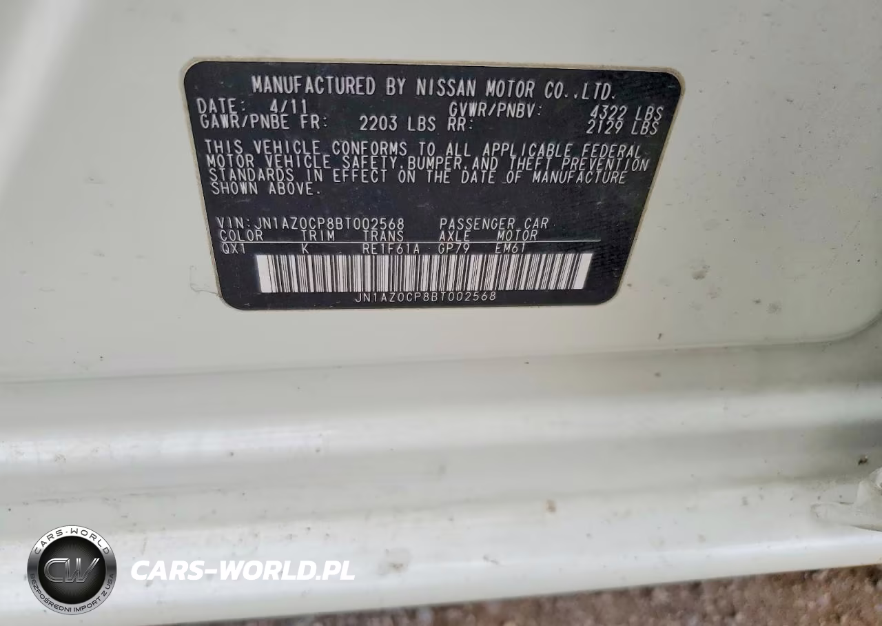 2011 Nissan Leaf Sv VIN:JN1AZ0CP8BT002568 - 12