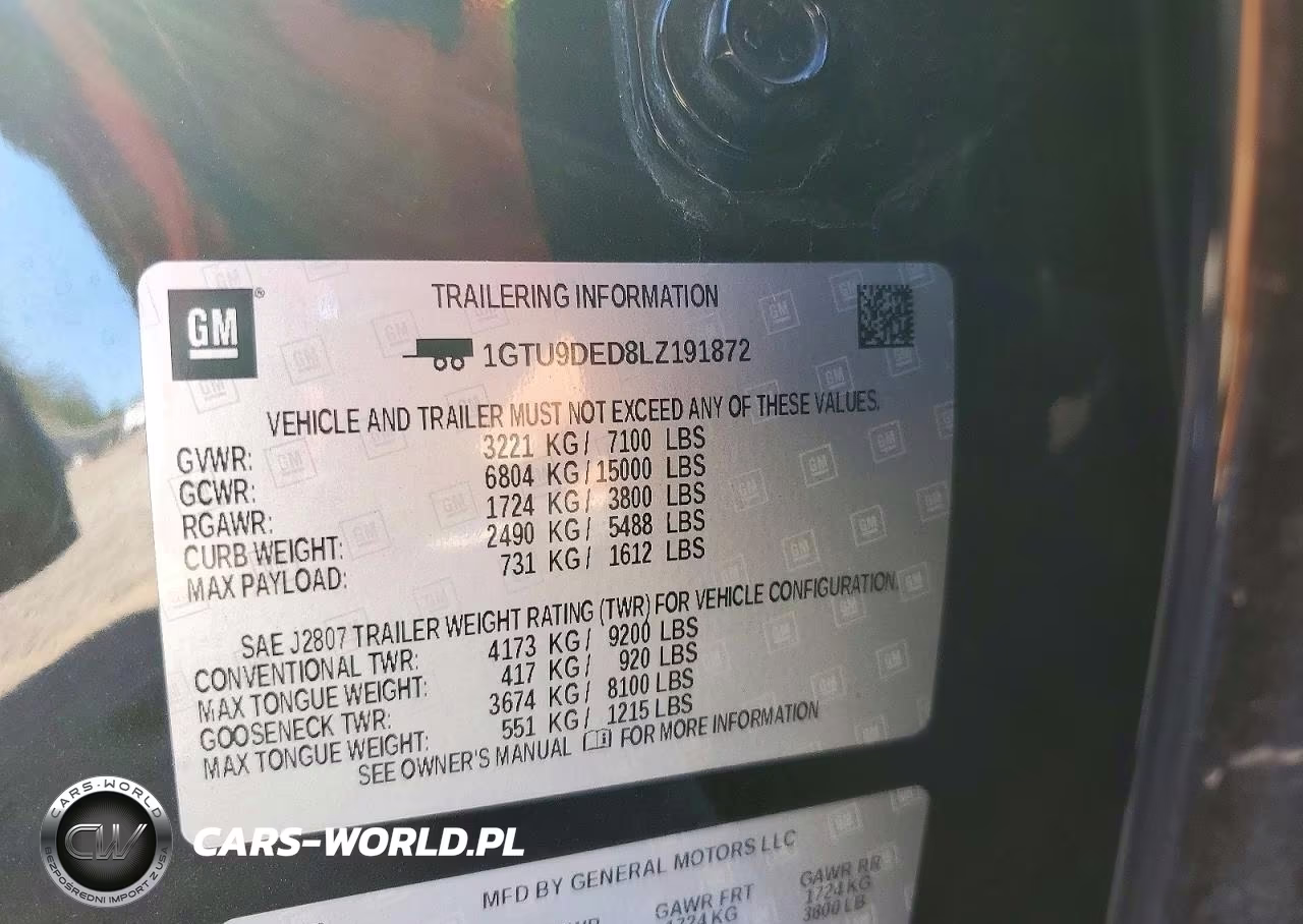 2020 GMC Sierra K1500 Slt VIN:1GTU9DED8LZ191872 - 12