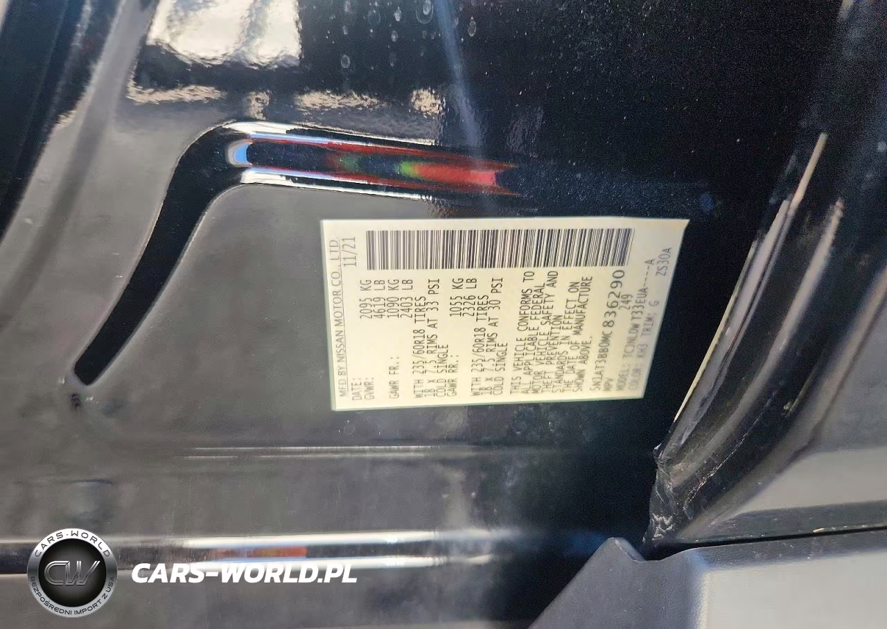 2021 Nissan Rogue Sv VIN:5N1AT3BB0MC836290 - 14
