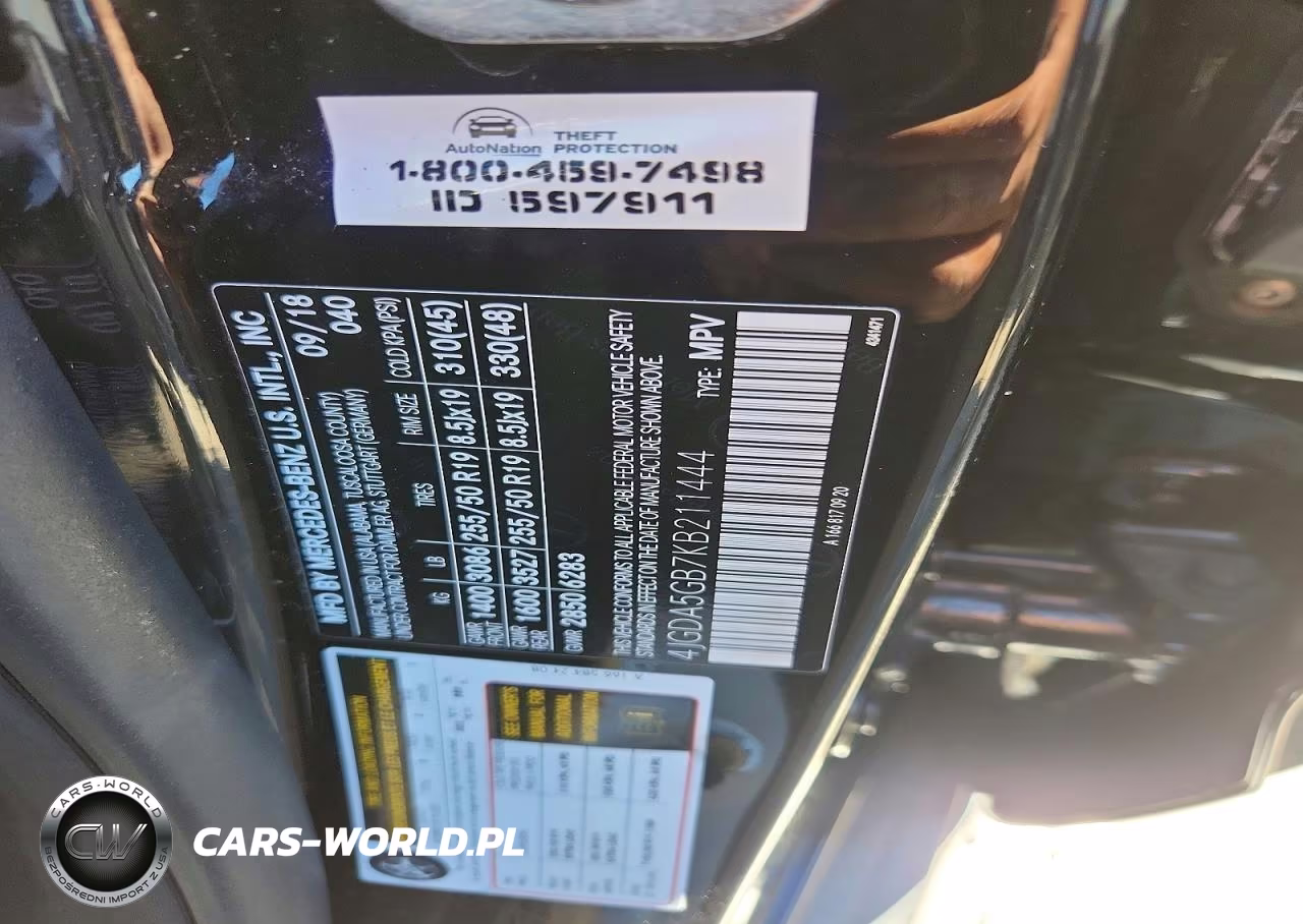 2019 Mercedes-Benz Gle 400 4Matic VIN:4JGDA5GB7KB211444 - 13