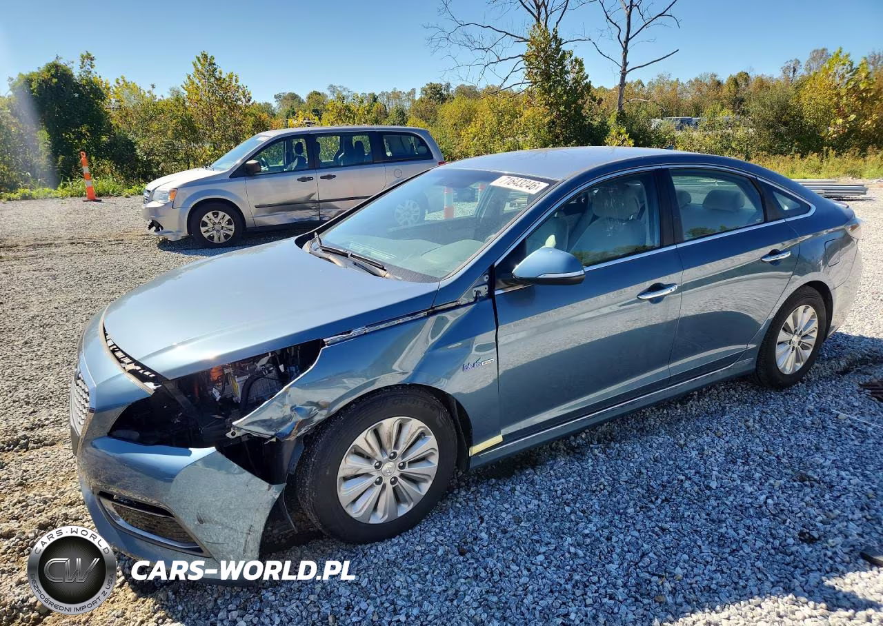 2016 Hyundai Sonata Hybrid Se VIN:KMHE24L14GA041002 - 1