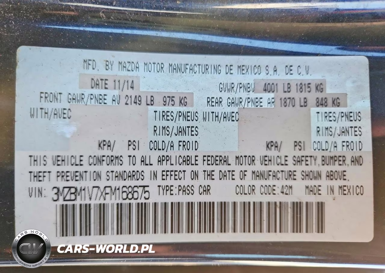 2015 Mazda 3 Touring VIN:3MZBM1V7XFM168675 - 13