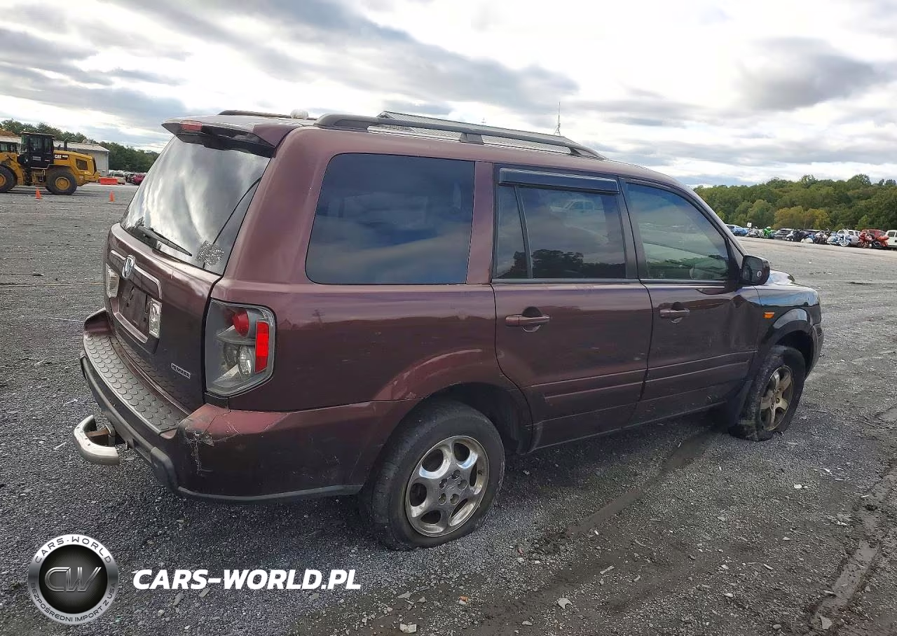 2007 Honda Pilot Exl VIN:2HKYF18697H537754 - 3