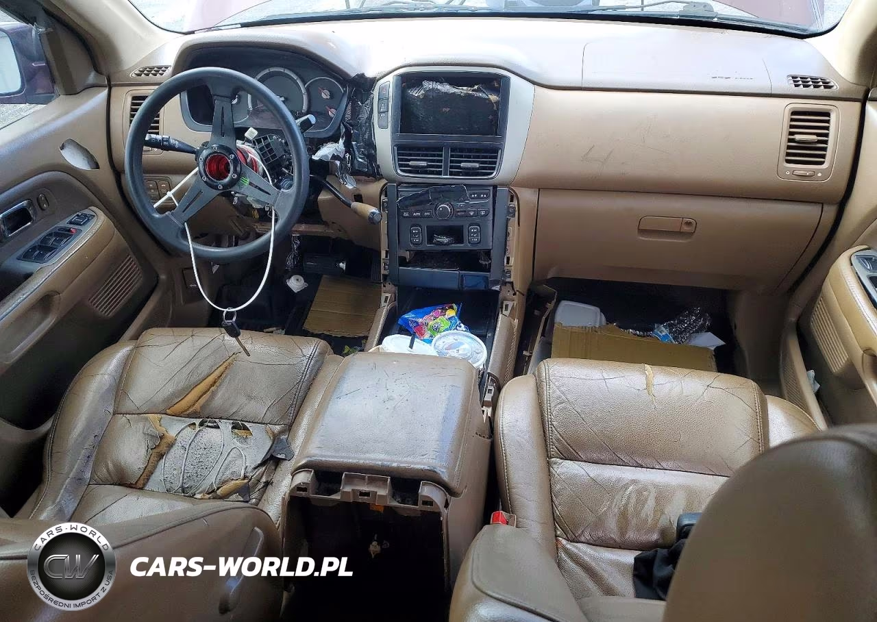 2007 Honda Pilot Exl VIN:2HKYF18697H537754 - 8