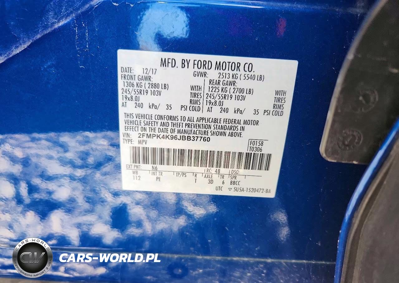 2018 Ford Edge Titanium VIN:2FMPK4K96JBB37760 - 13
