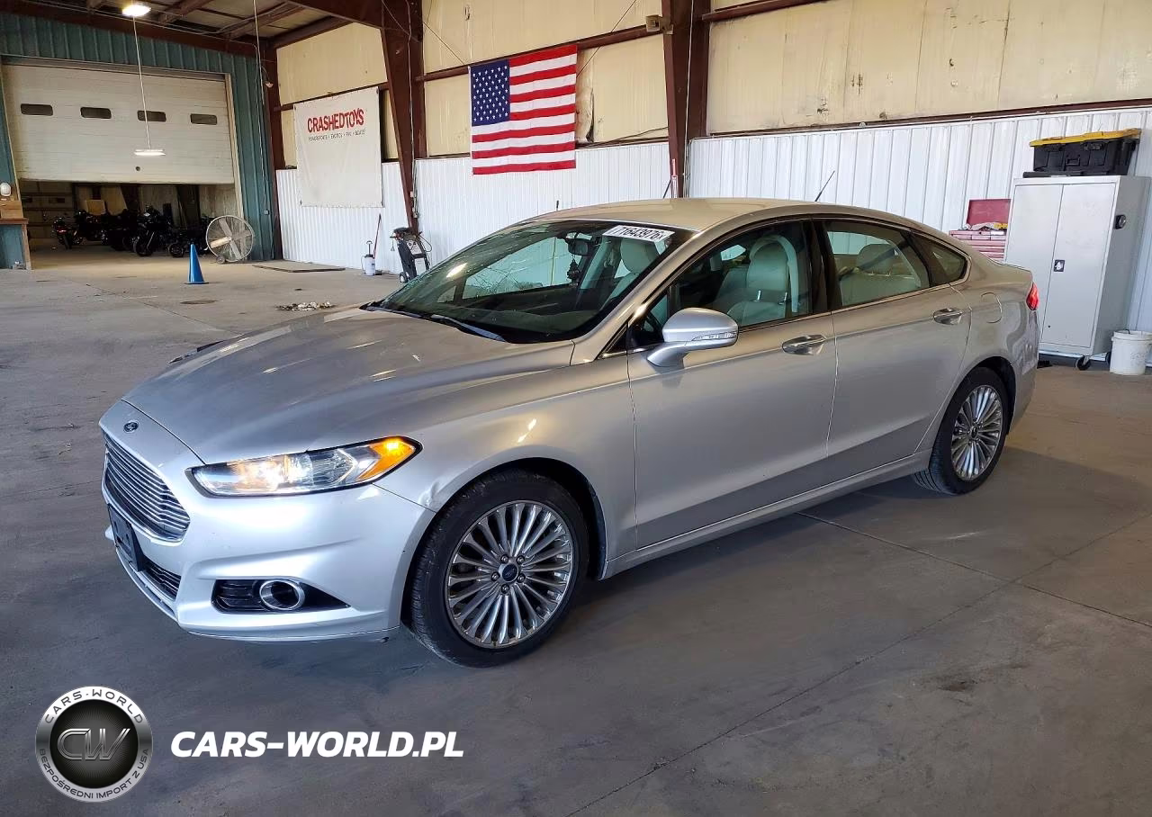 2016 Ford Fusion Titanium VIN:3FA6P0K9XGR320203 - 1
