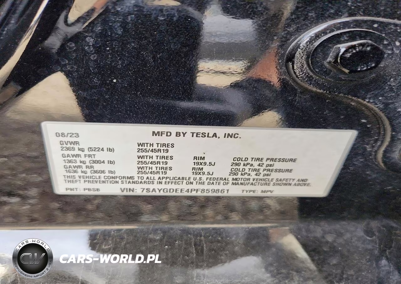 2023 Tesla Model Y VIN:7SAYGDEE4PF859861 - 13