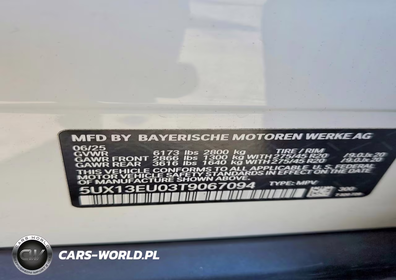 2026 BMW X5 Sdrive 40I VIN:5UX13EU03T9067094 - 13