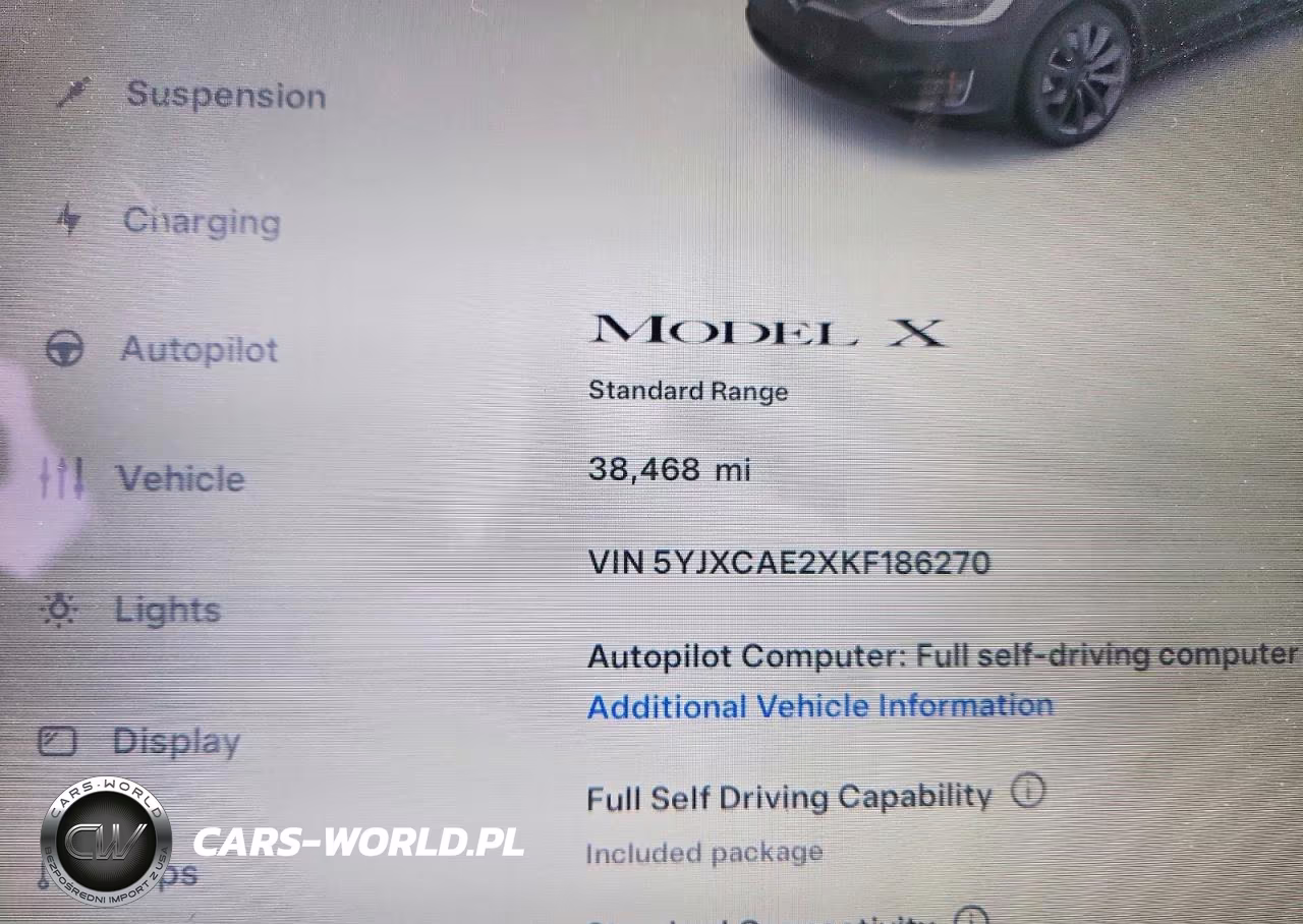 2019 Tesla Model X VIN:5YJXCAE2XKF186270 - 9
