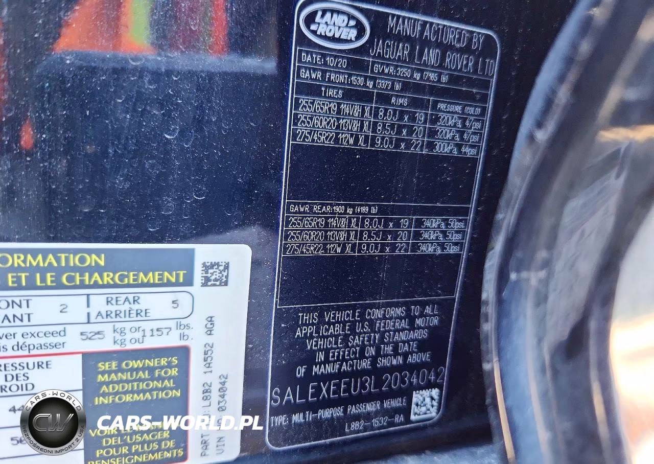 2020 Land Rover Defender 110 X VIN:SALEXEEU3L2034042 - 14