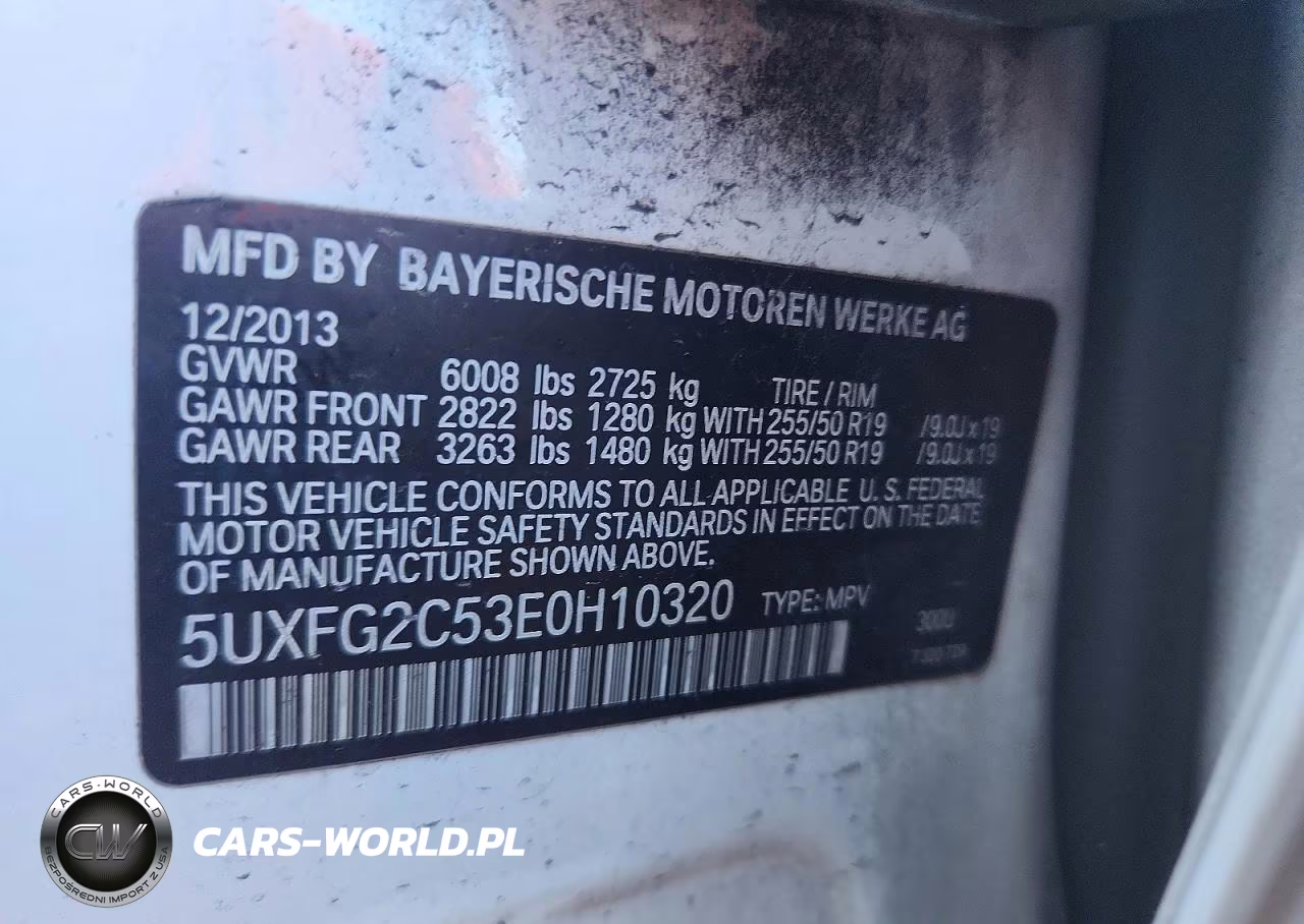 2014 BMW X6 xDrive35I VIN:5UXFG2C53E0H10320 - 13