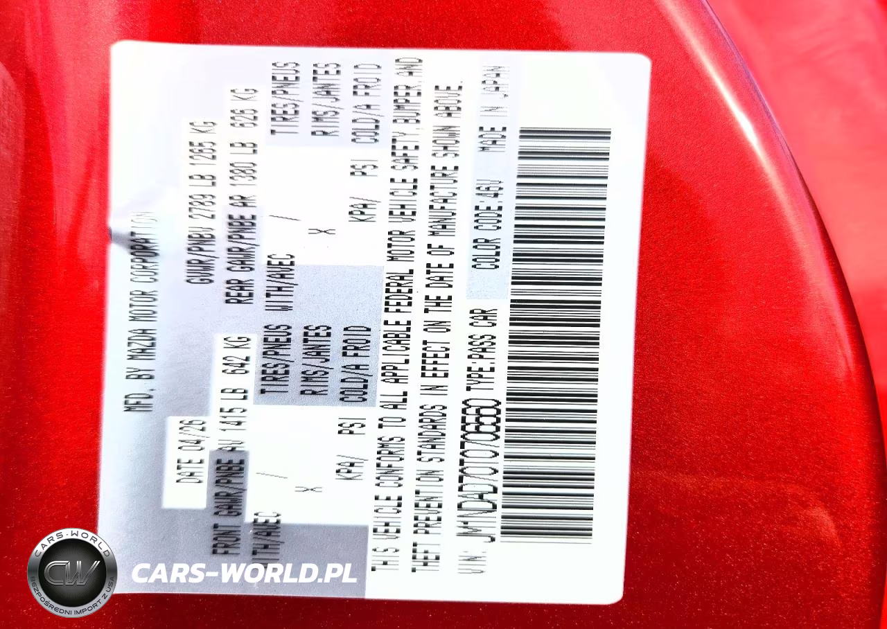 2026 Mazda Mx-5 Miata Grand Touring VIN:JM1NDAD70T0706560 - 12