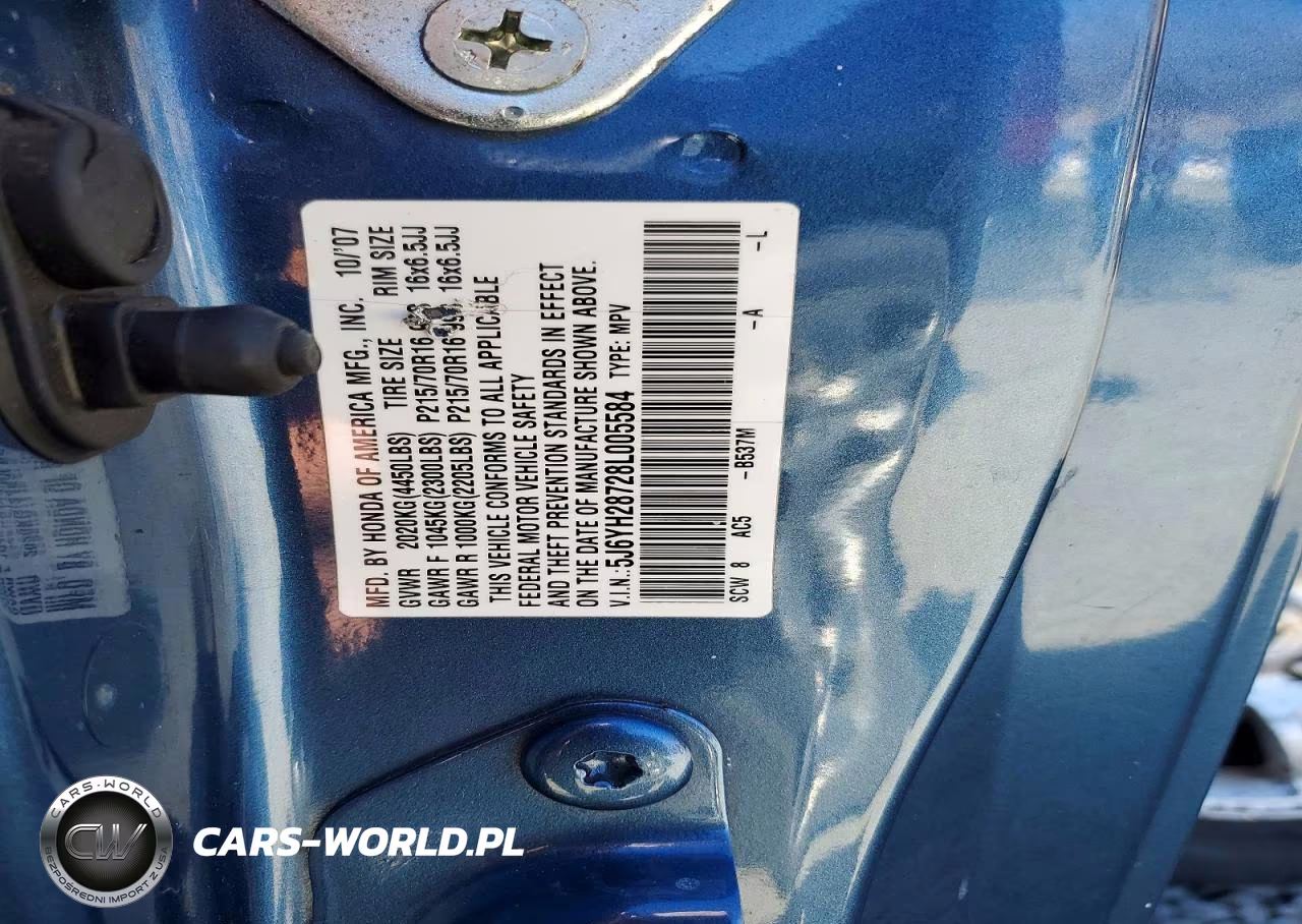 2008 Honda Element Ex VIN:5J6YH28728L005584 - 13