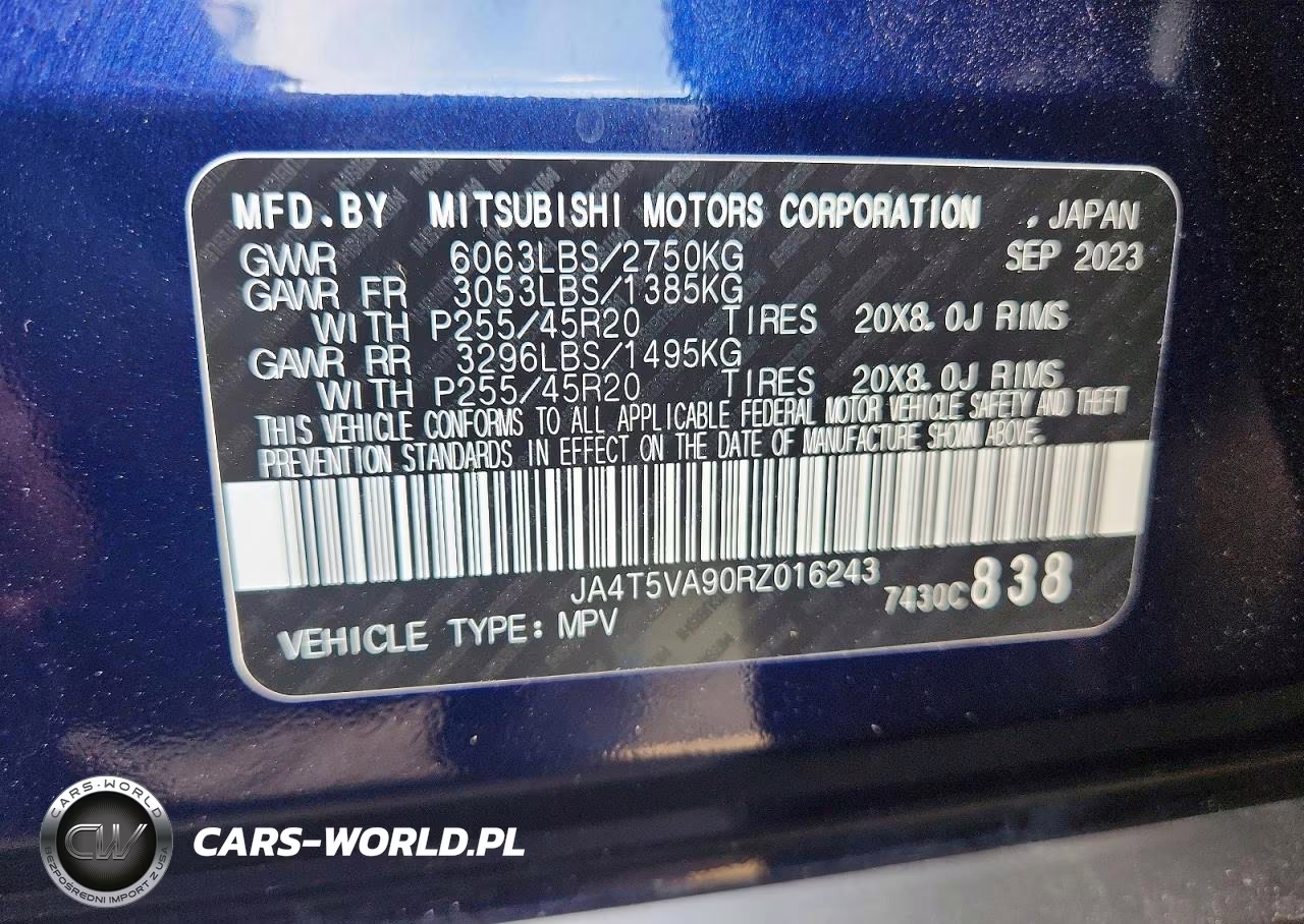 2024 Mitsubishi Outlander Se VIN:JA4T5VA90RZ016243 - 13