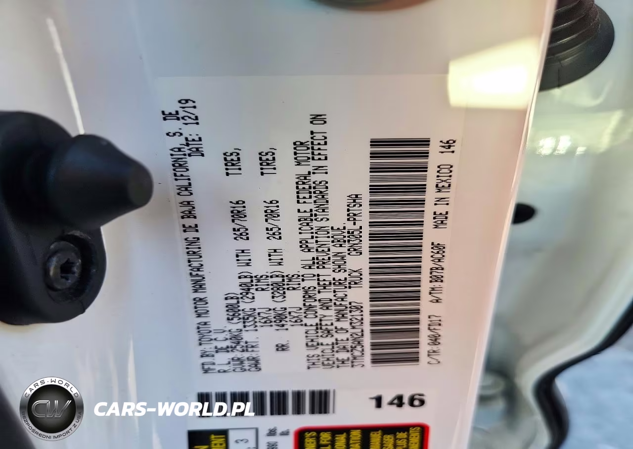 2020 Toyota Tacoma Trd Off-Road VIN:3TMCZ5AN2LM321307 - 12