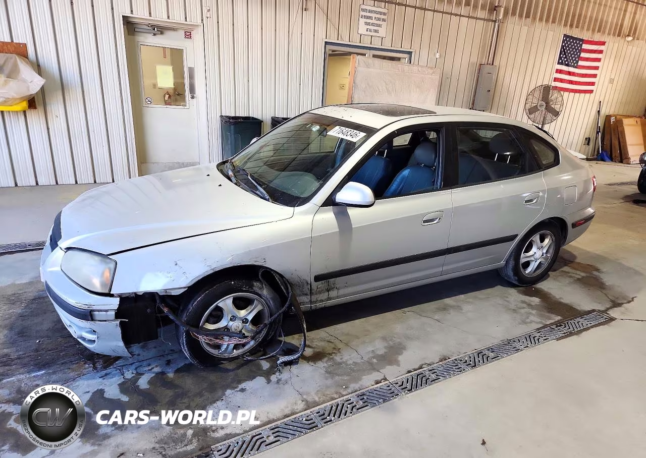2004 Hyundai Elantra Gt VIN:KMHDN56D74U126988 - 1