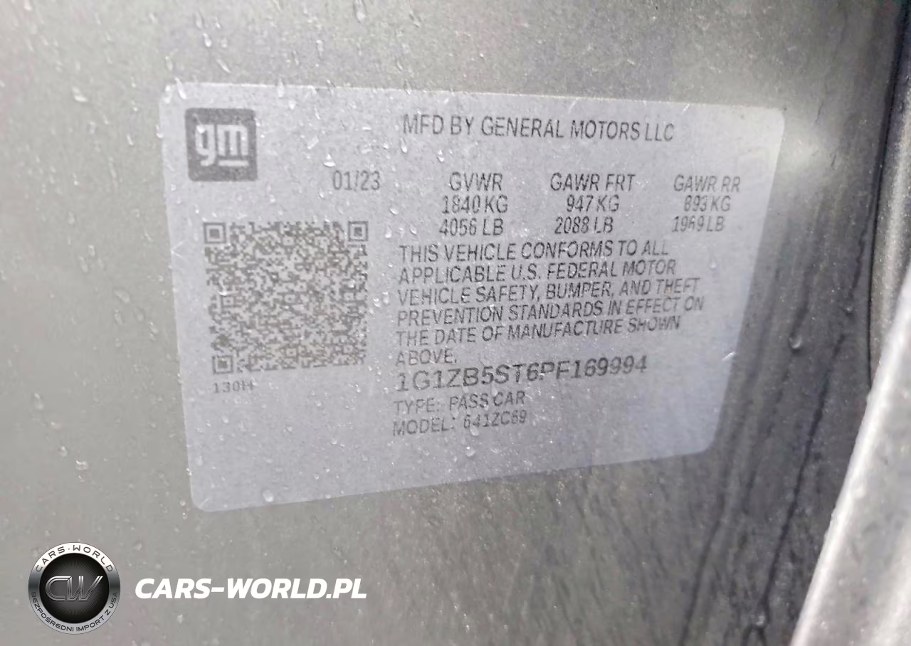 2023 Chevrolet Malibu Ls VIN:1G1ZB5ST6PF169994 - 12