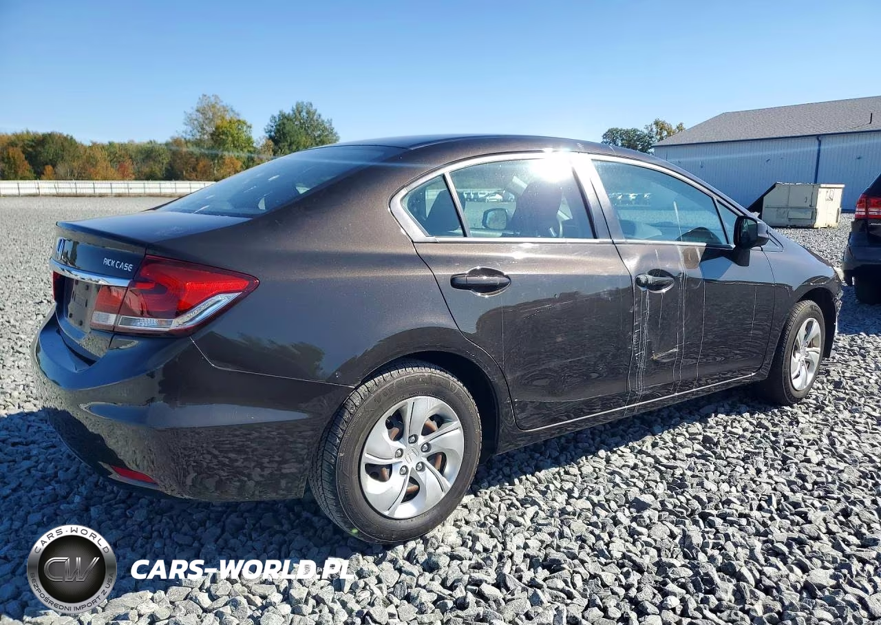 2013 Honda Civic Lx VIN:19XFB2F54DE015455 - 3