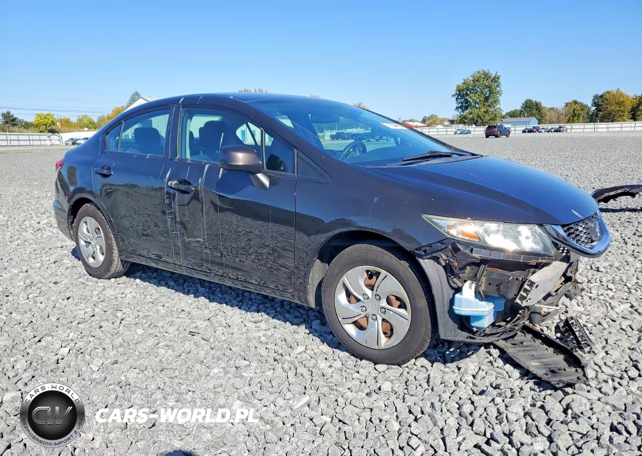 2013 Honda Civic Lx VIN:19XFB2F54DE015455 - 4