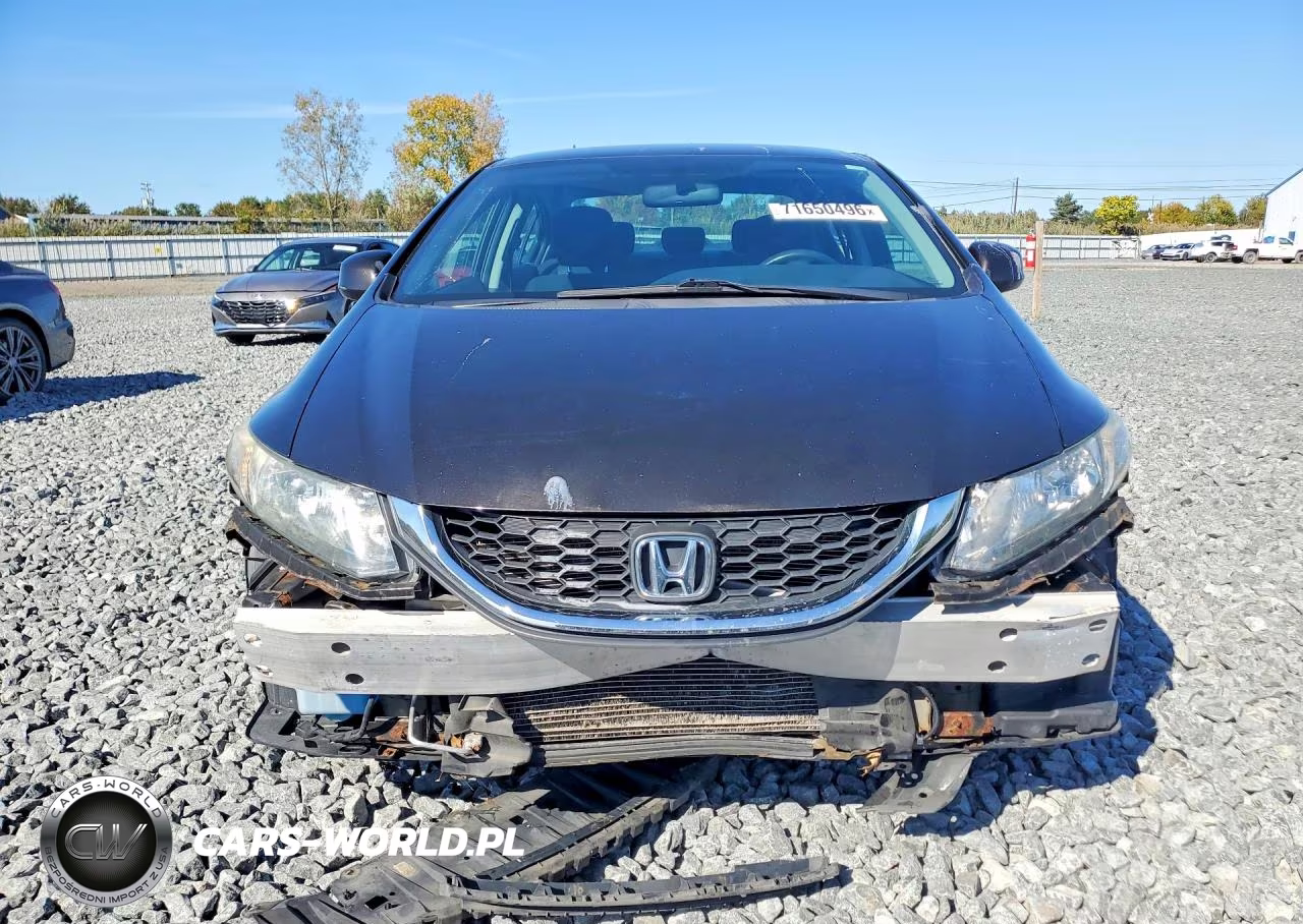 2013 Honda Civic Lx VIN:19XFB2F54DE015455 - 5