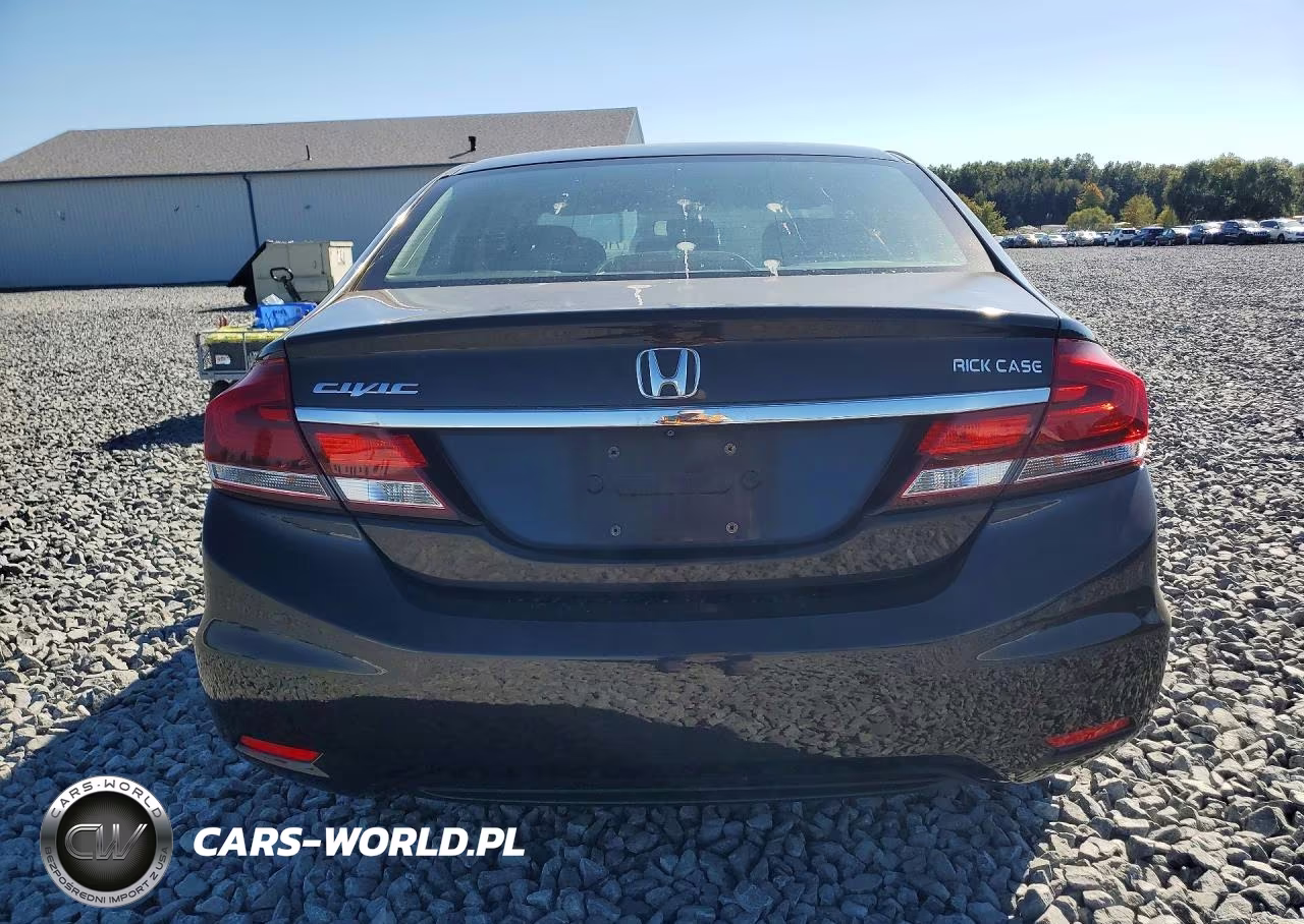 2013 Honda Civic Lx VIN:19XFB2F54DE015455 - 6