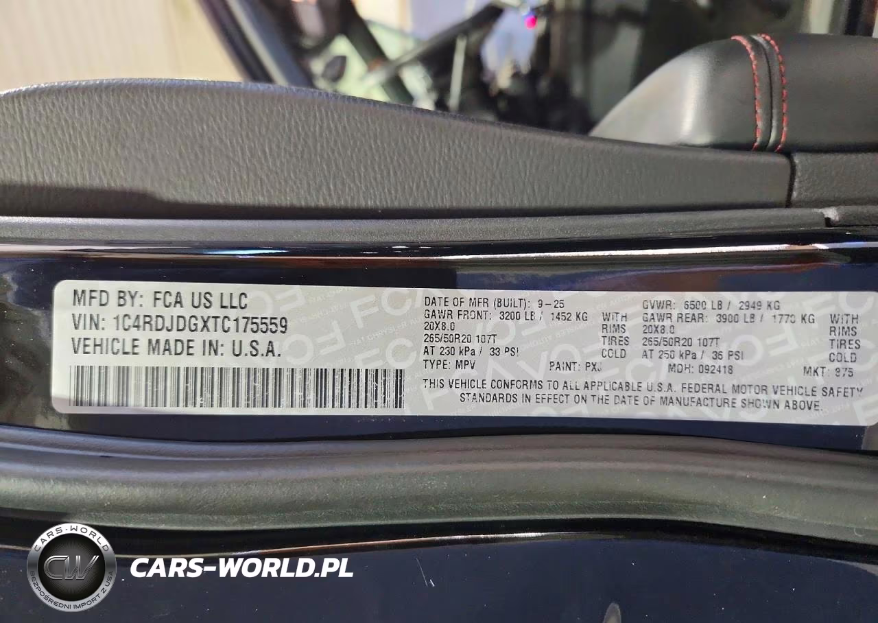 2026 Dodge Durango Gt VIN:1C4RDJDGXTC175559 - 14