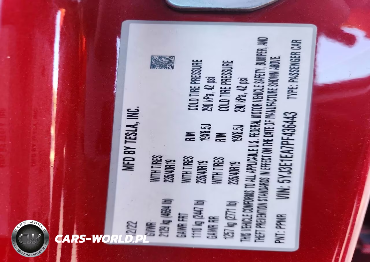 2023 Tesla Model 3 VIN:5YJ3E1EA7PF436443 - 12