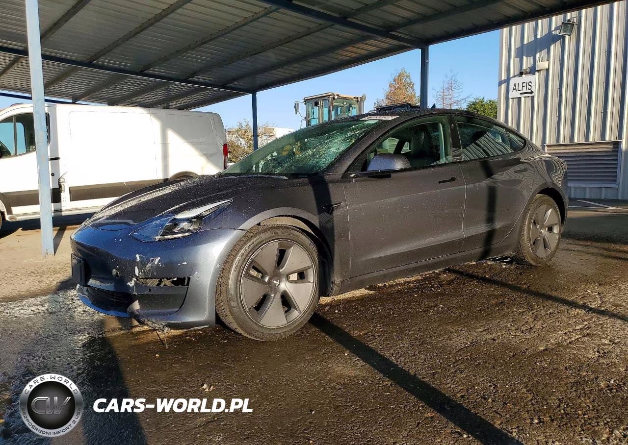 2022 Tesla Model 3 VIN:5YJ3E1EA0NF371254 - 1