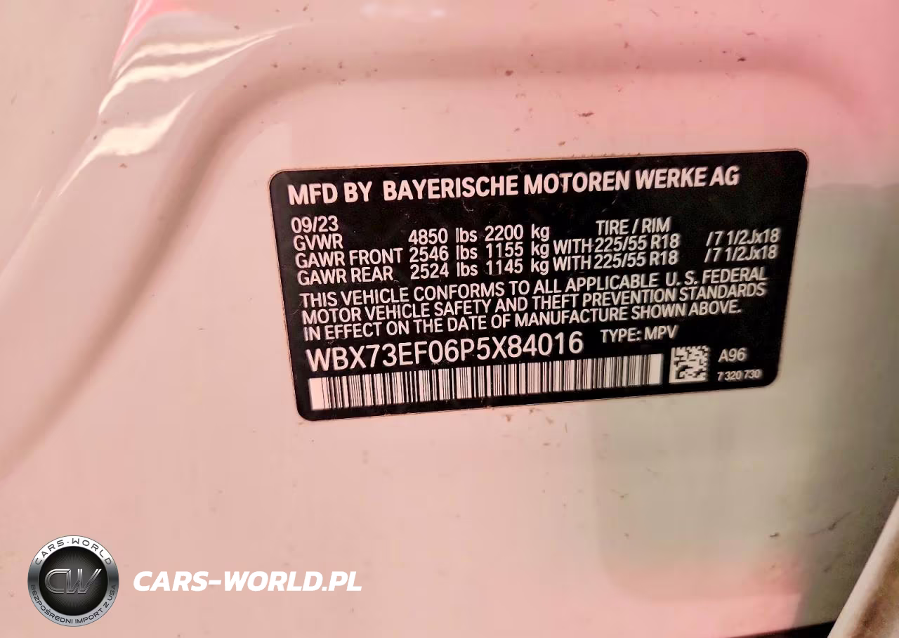 2023 BMW X1 xDrive28I VIN:WBX73EF06P5X84016 - 13
