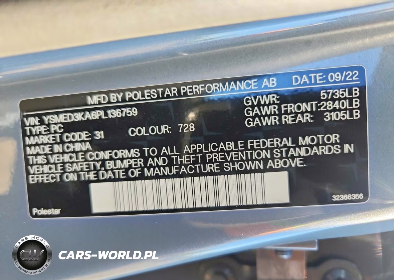 2023 Polestar 2 VIN:YSMED3KA6PL136759 - 12
