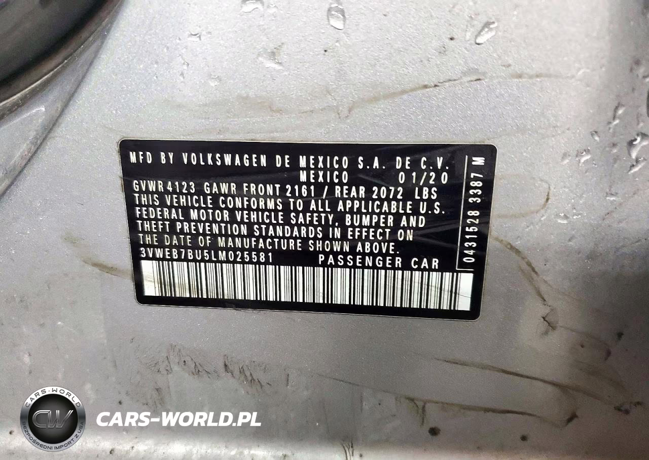 2020 Volkswagen Jetta Sel VIN:3VWEB7BU5LM025581 - 13
