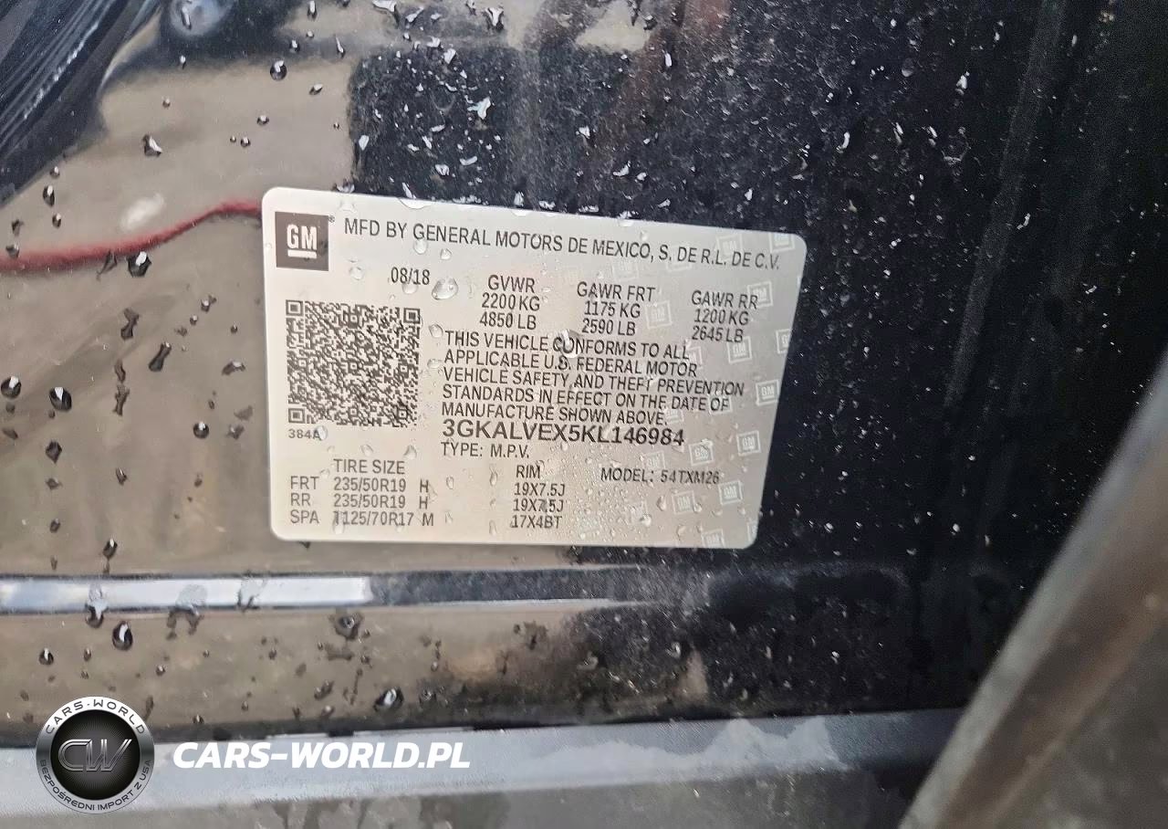 2019 GMC Terrain Slt VIN:3GKALVEX5KL146984 - 13