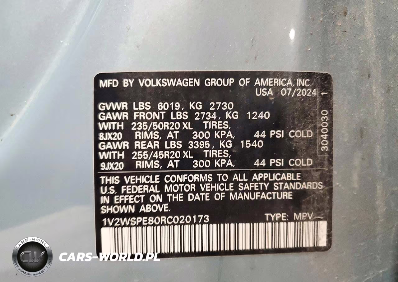 2024 Volkswagen Id.4 Pro S VIN:1V2WSPE80RC020173 - 13