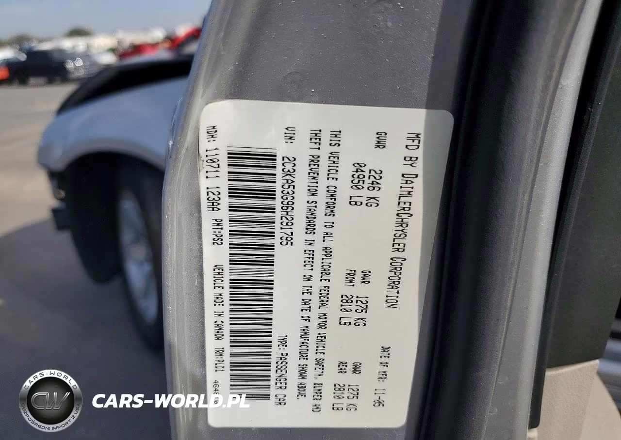 2006 Chrysler 300 Touring VIN:2C3KA53G96H291795 - 13