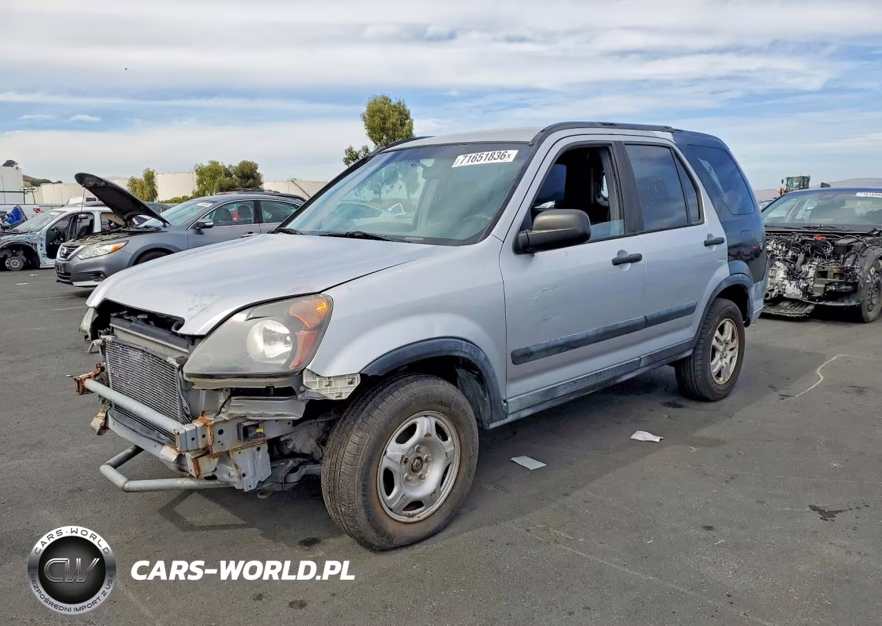 2002 Honda Cr-V Lx VIN:JHLRD68402C018248 - 1