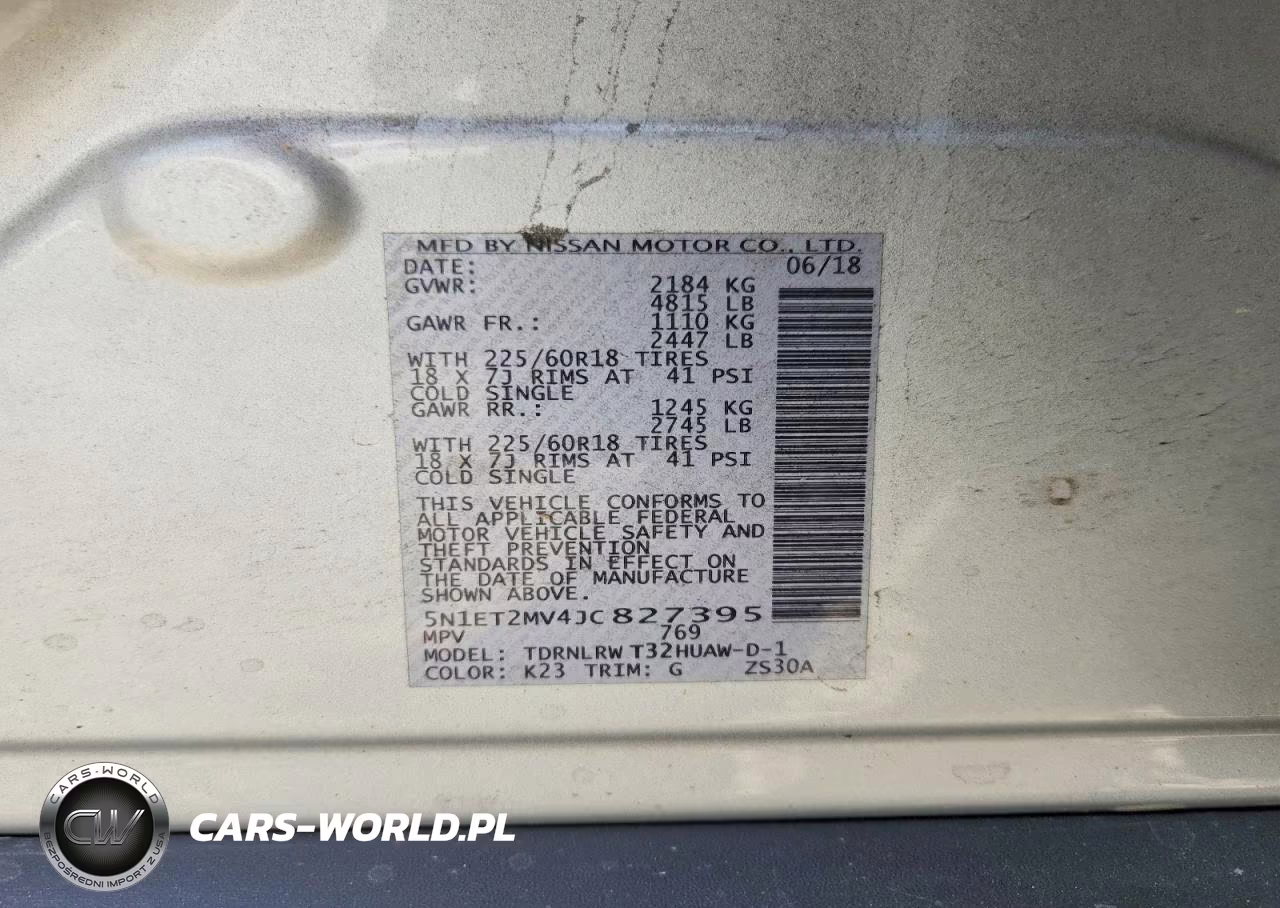 2018 Nissan Rogue Hybrid Sl VIN:5N1ET2MV4JC827395 - 12