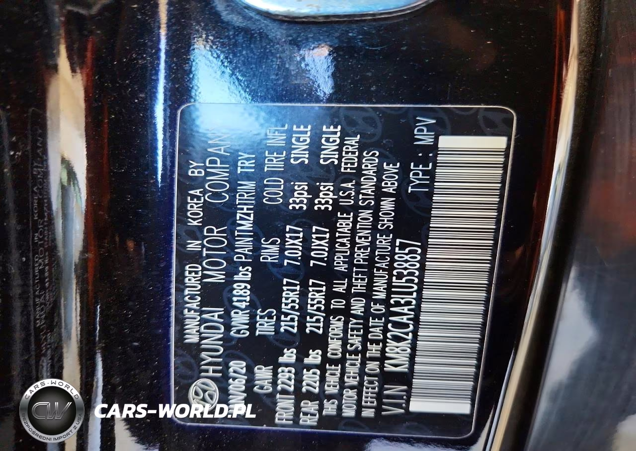 2020 Hyundai Kona Sel VIN:KM8K2CAA3LU538857 - 14