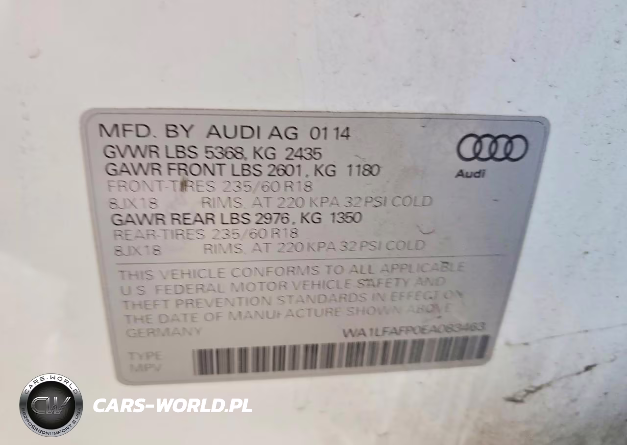2014 Audi Q5 Premium Plus VIN:WA1LFAFP0EA083463 - 12