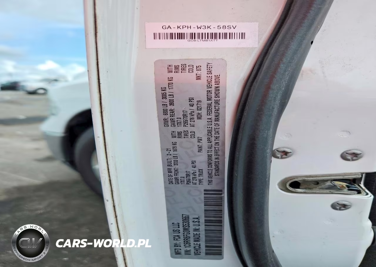 2021 Ram 1500 Classic Tradesman VIN:1C6RR6FG0MS530667 - 12