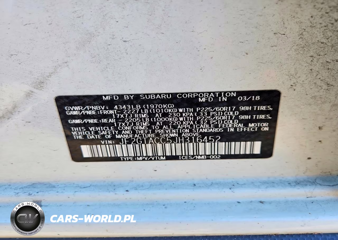 2018 Subaru Crosstrek Premium VIN:JF2GTACC5JH316452 - 13