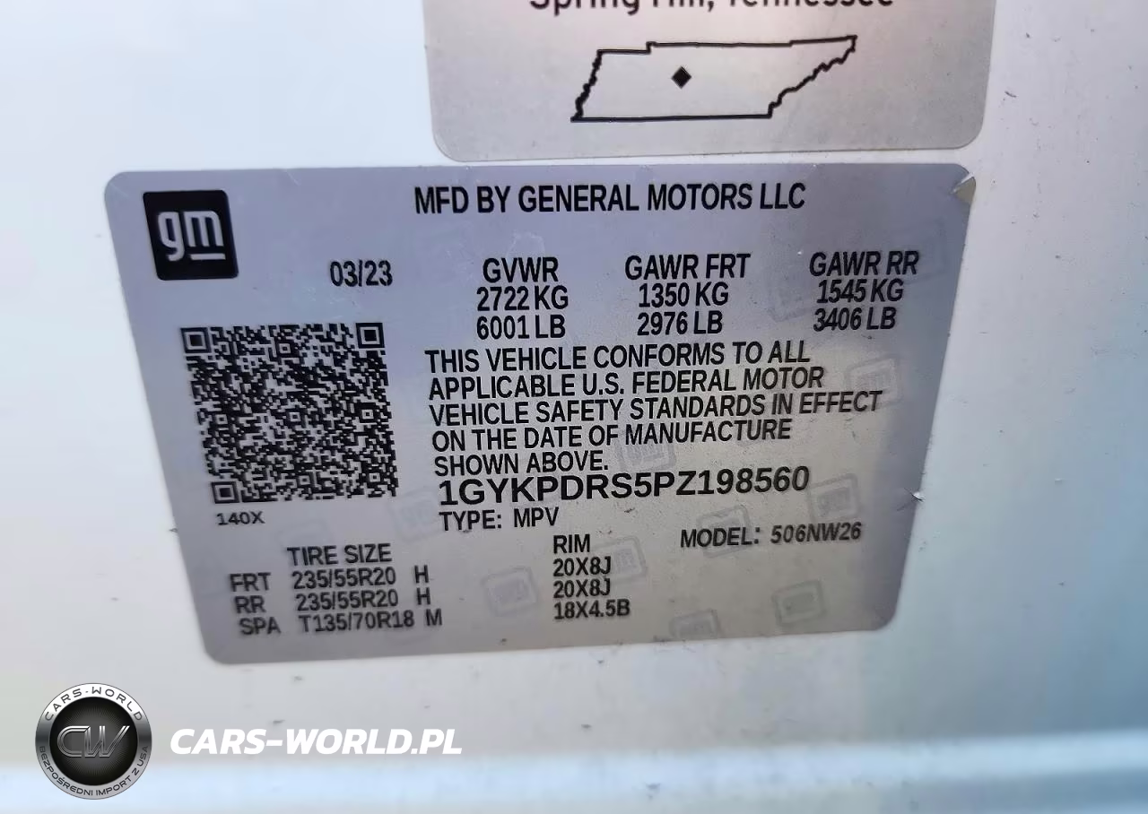 2023 Cadillac Xt6 Premium Luxury VIN:1GYKPDRS5PZ198560 - 13