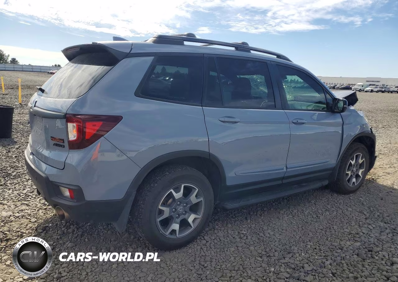 2022 Honda Passport Trail Sport VIN:5FNYF8H65NB022769 - 3