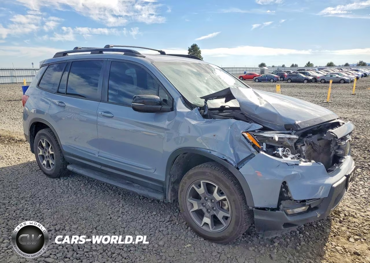 2022 Honda Passport Trail Sport VIN:5FNYF8H65NB022769 - 4
