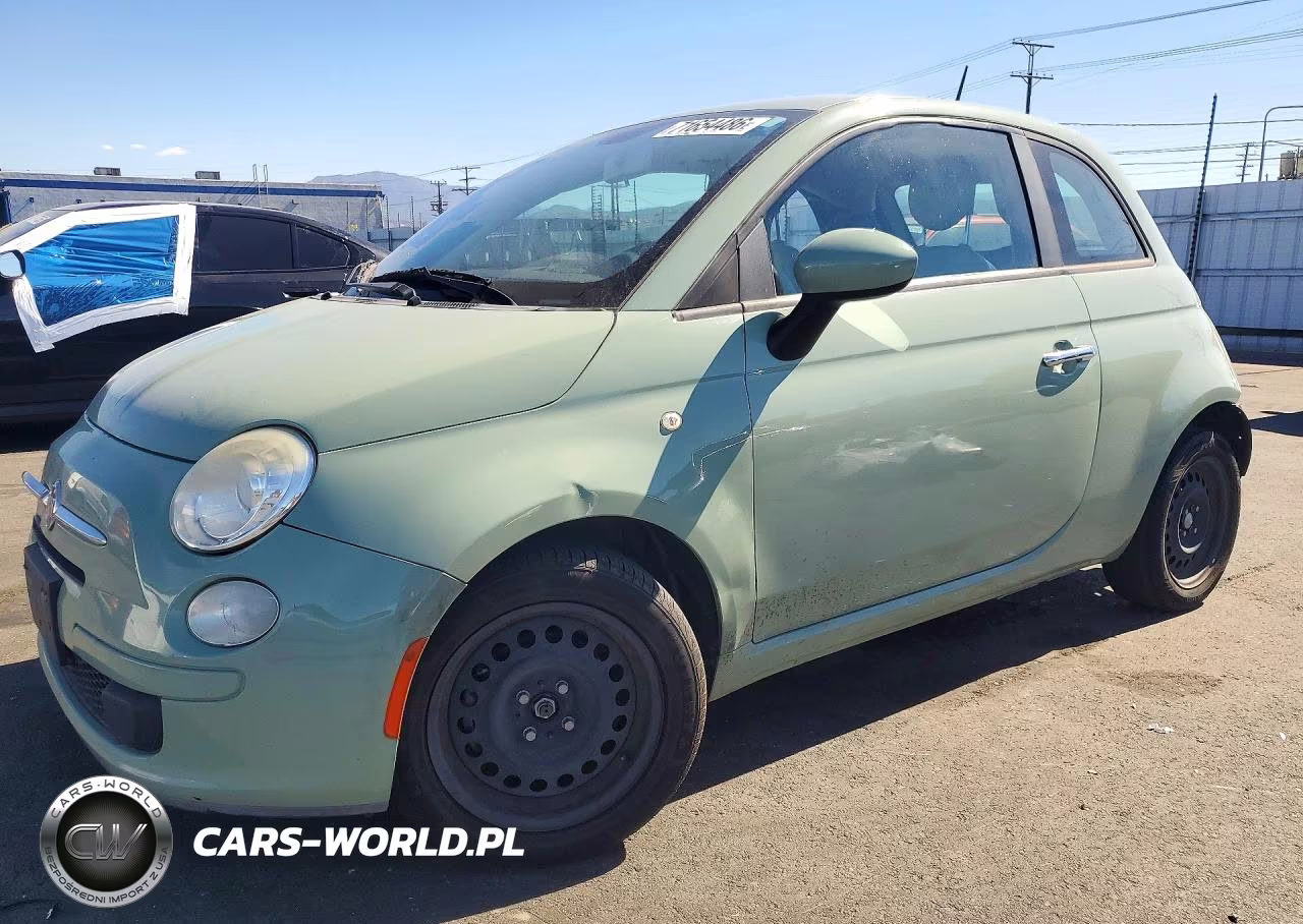 2012 Fiat 500 Pop VIN:3C3CFFAR6CT352314 - 1