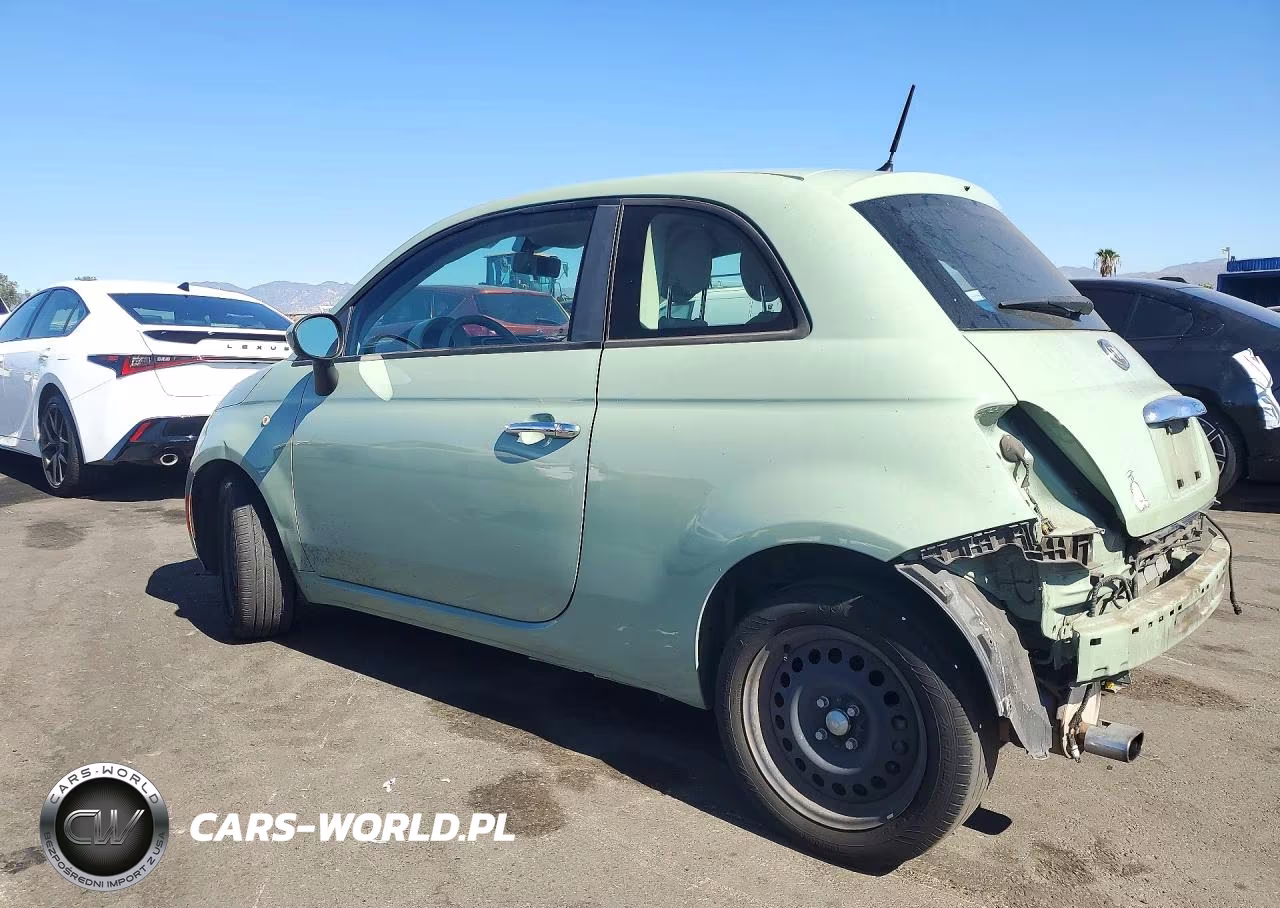 2012 Fiat 500 Pop VIN:3C3CFFAR6CT352314 - 2