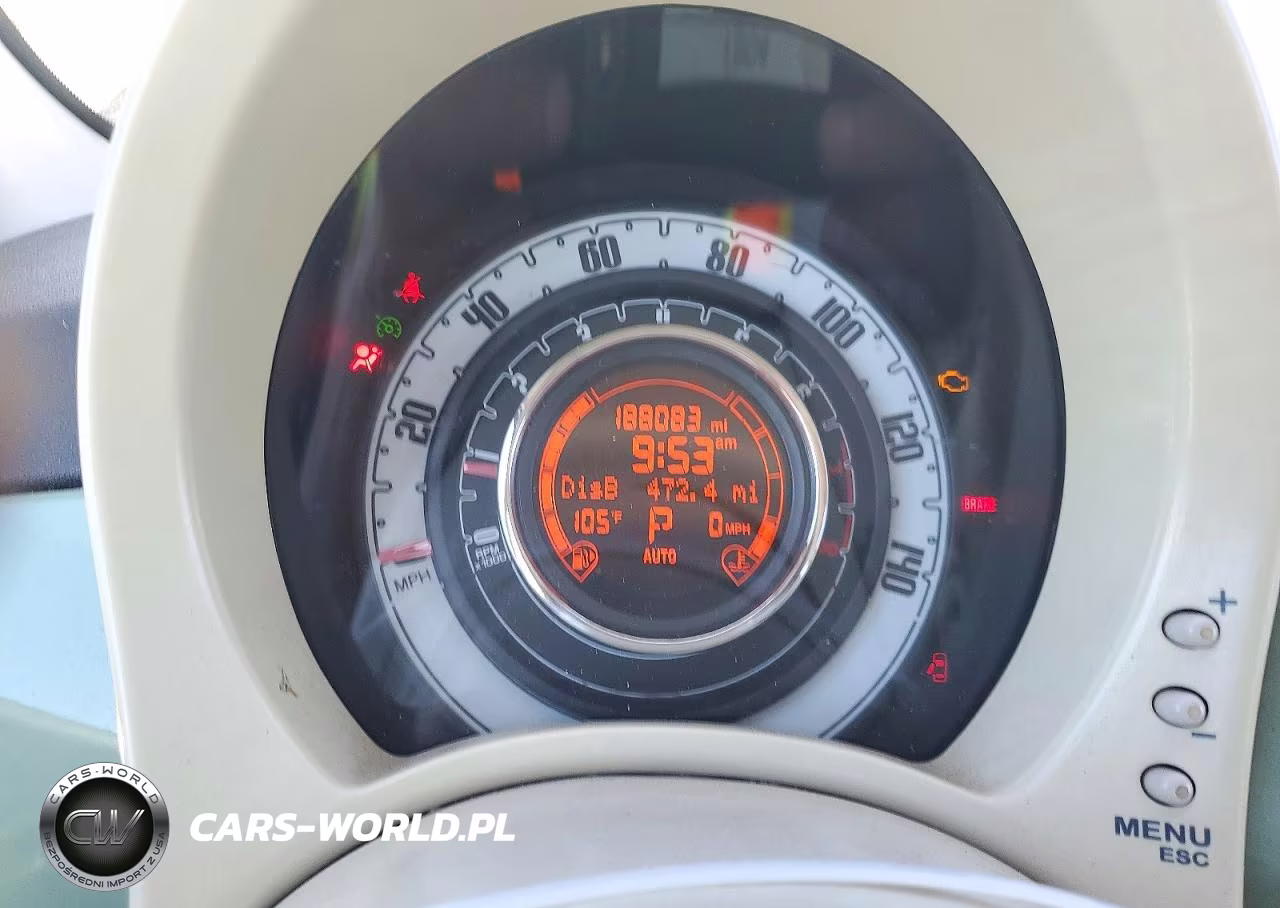 2012 Fiat 500 Pop VIN:3C3CFFAR6CT352314 - 9