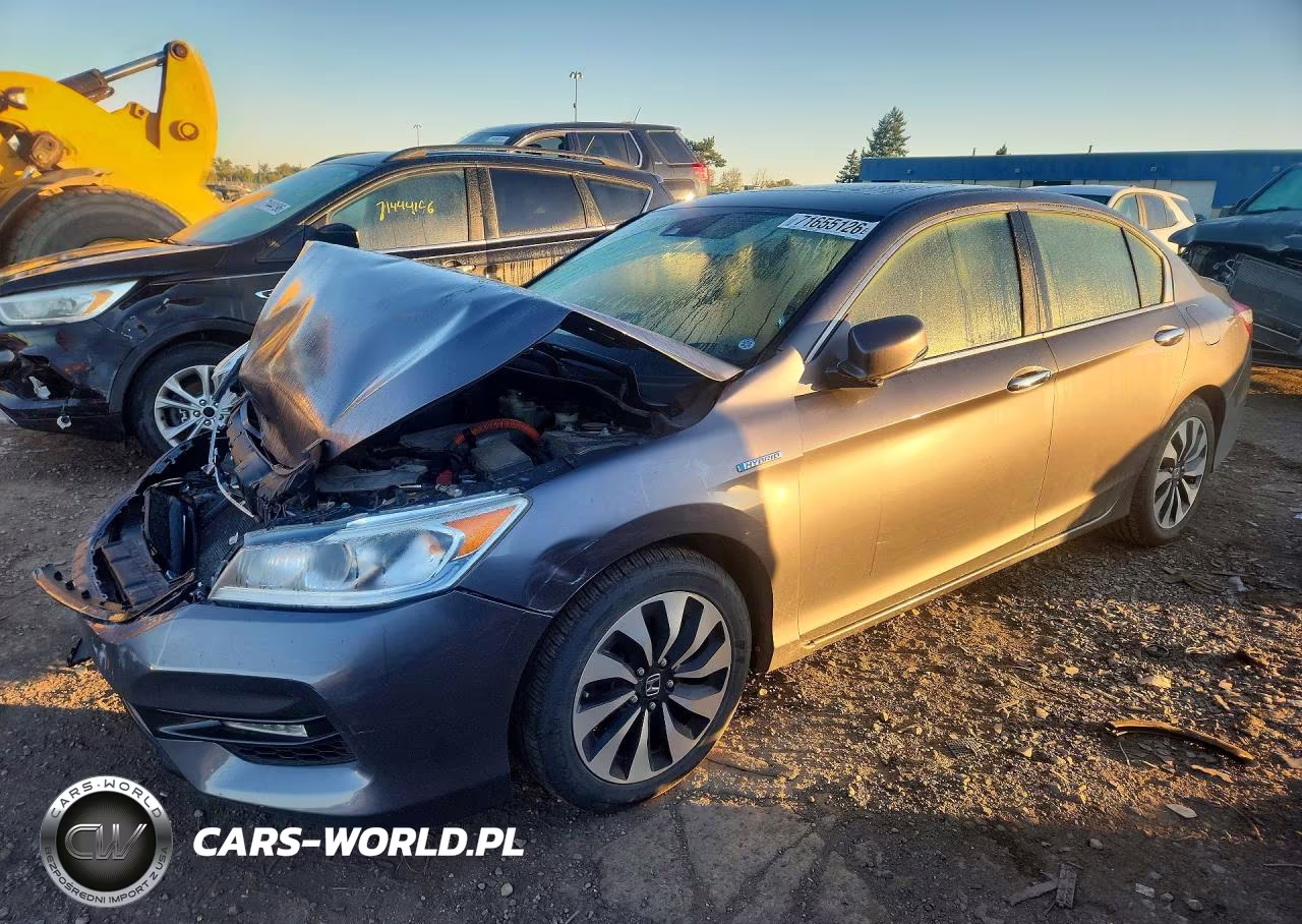 2017 Honda Accord Hybrid Exl VIN:JHMCR6F58HC027383 - 1