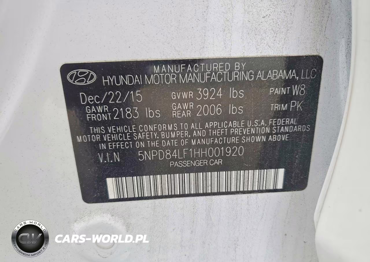 2017 Hyundai Elantra Se VIN:5NPD84LF1HH001920 - 12